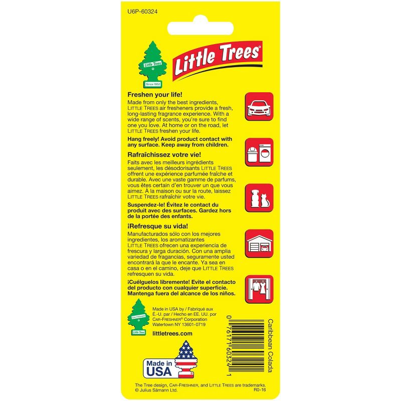 Little Trees 6pk Caribbean Colada Air Freshener