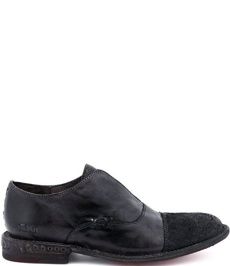 Bed Stu Rose Leather Slip-On Oxfords