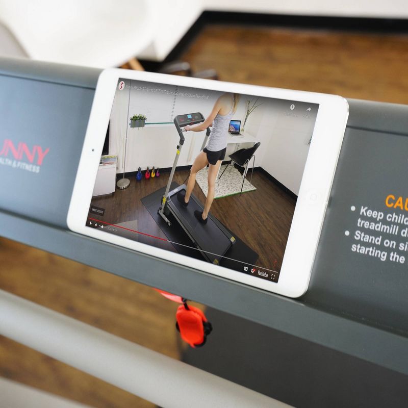 Sunny Health & Fitness Space Saving Folding Treadmill