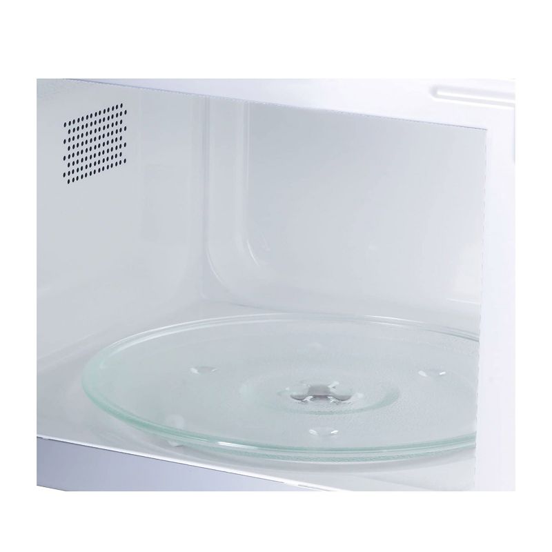 Oster 0.9 Cubic Feet 900-Watt Countertop Microwave Oven in Black and Silver