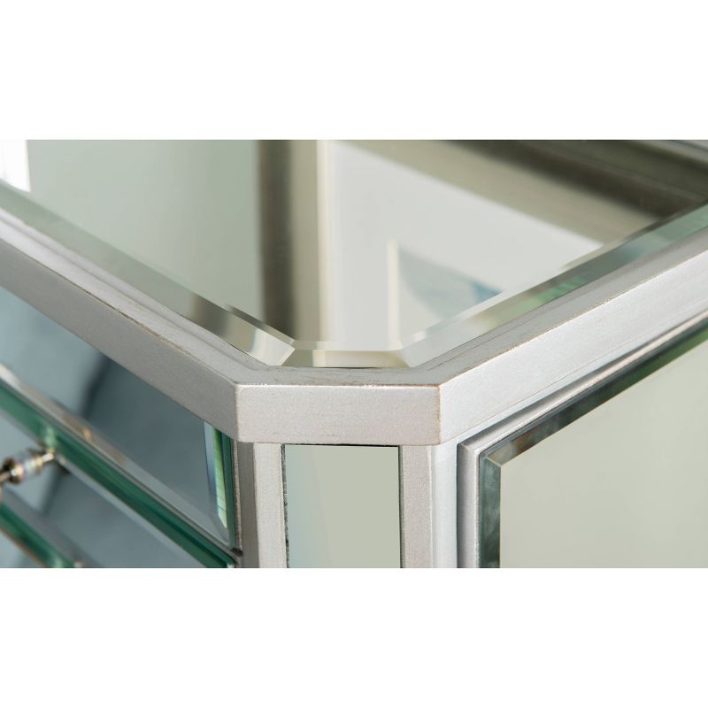 Lola Cheval Mirror/Jewelry Wardrobe Black - Powell Company