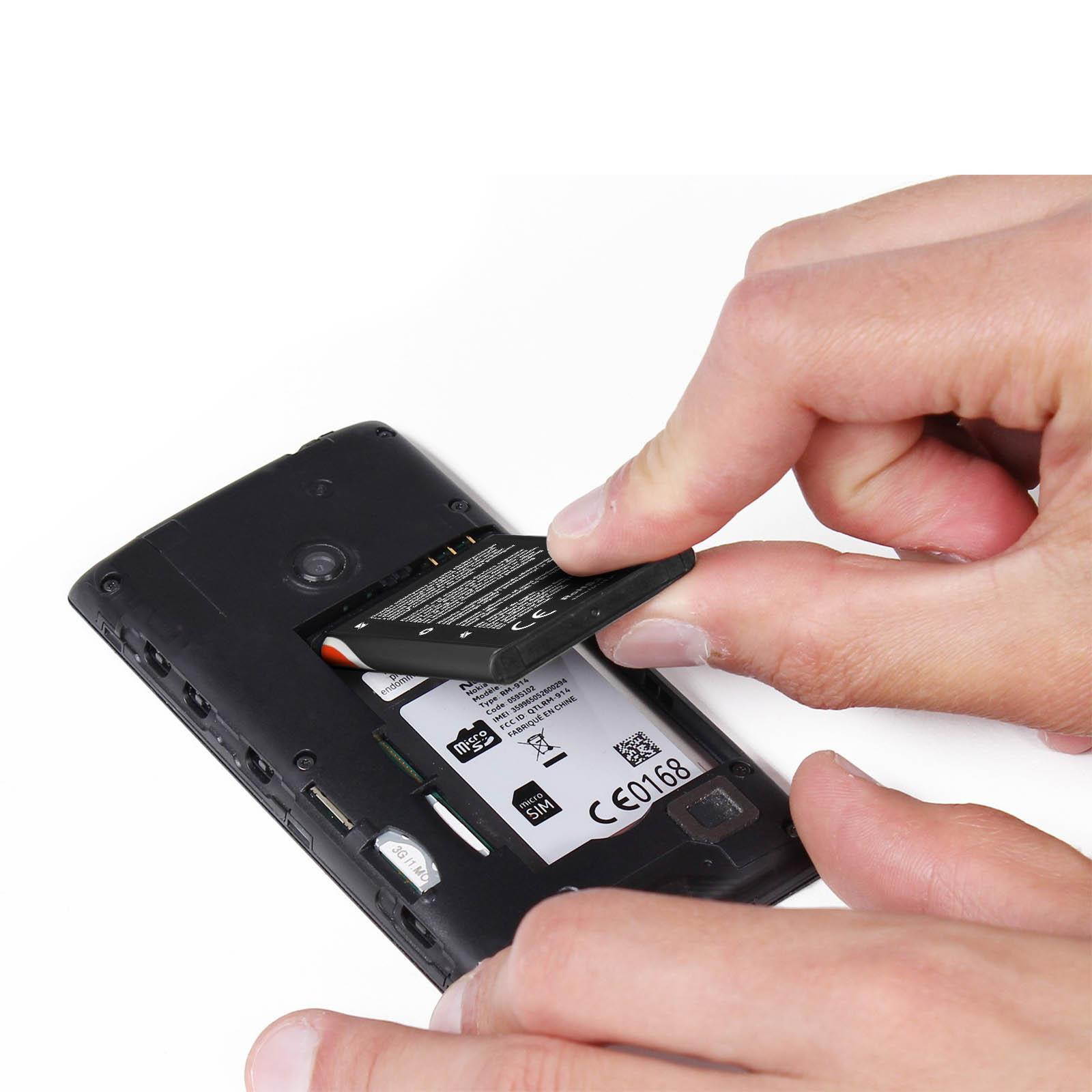 Battery for Nokia Lumia 520/525, Forcell BL-5J 1450 mAh Replacement Battery