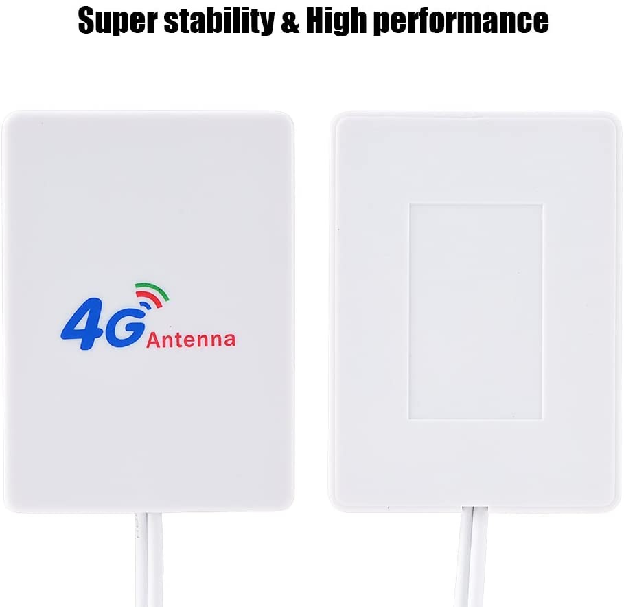 4G/3G LTE Antenna 28dbi High Gain 4G 3G Network Ethernet Outdoor Signal Amplifier for WiFi Router Mobile for Huawei E398/E3276/E392(TS9 Male)