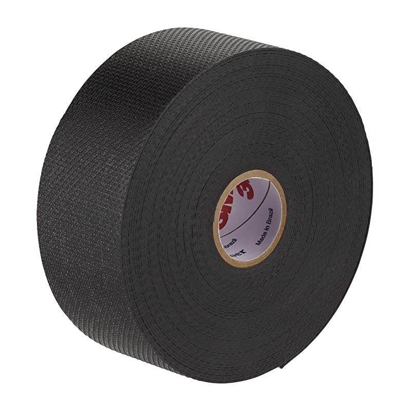 3M  Rubber Splicing Tape 23, 1-1/2 in x 30 ft, Black, Self-Fusing (EPR based) Rubber Electrical Insulating Tape, 1 roll