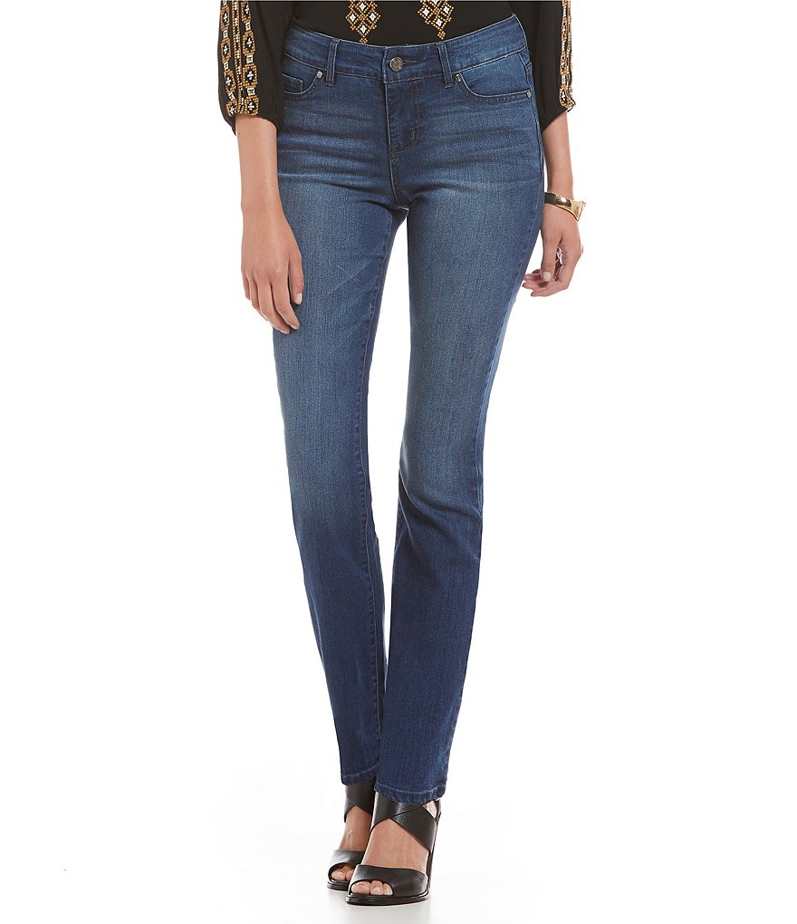 Code Bleu Petite Chelsea Slimming Straight Leg Jeans