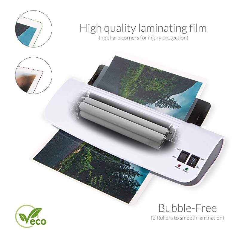 9 hot cold laminator Z95 warms up in just 3 to 5 minutes