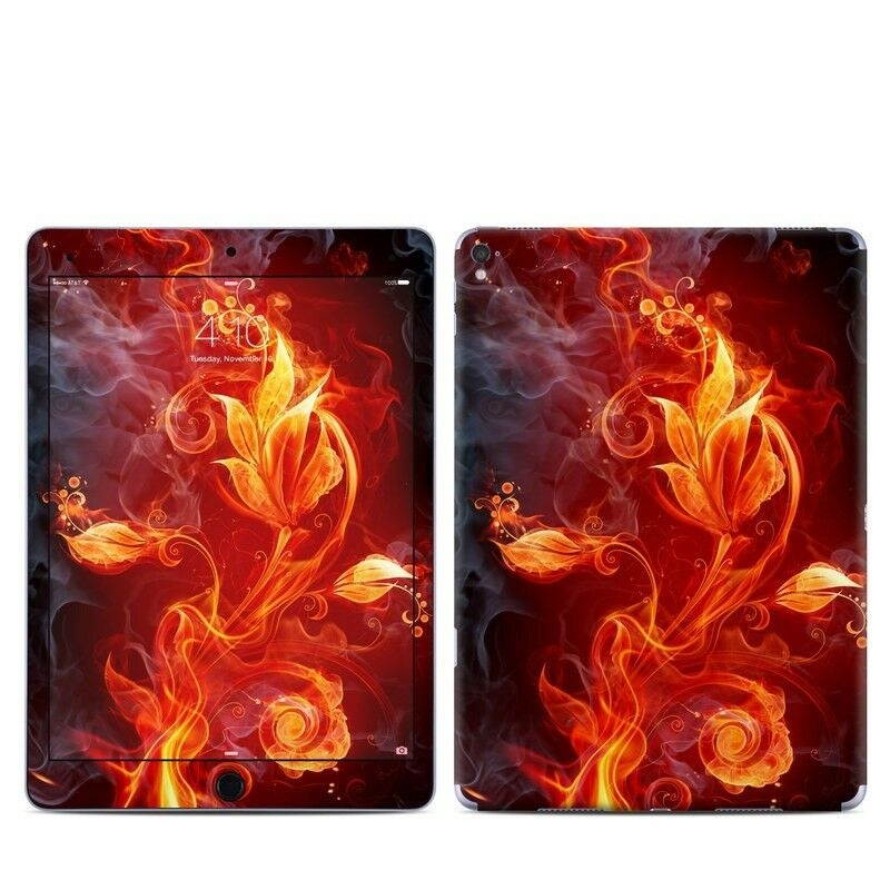 iPad Pro 9.7in Skin - Flower Of Fire - Sticker Decal