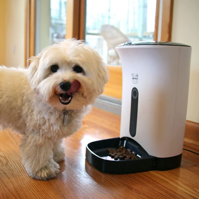 Arf Pets Automatic Pet Feeder Food Dispenser for Small Animals with Progammable Timer Up to 4 Meals a Day