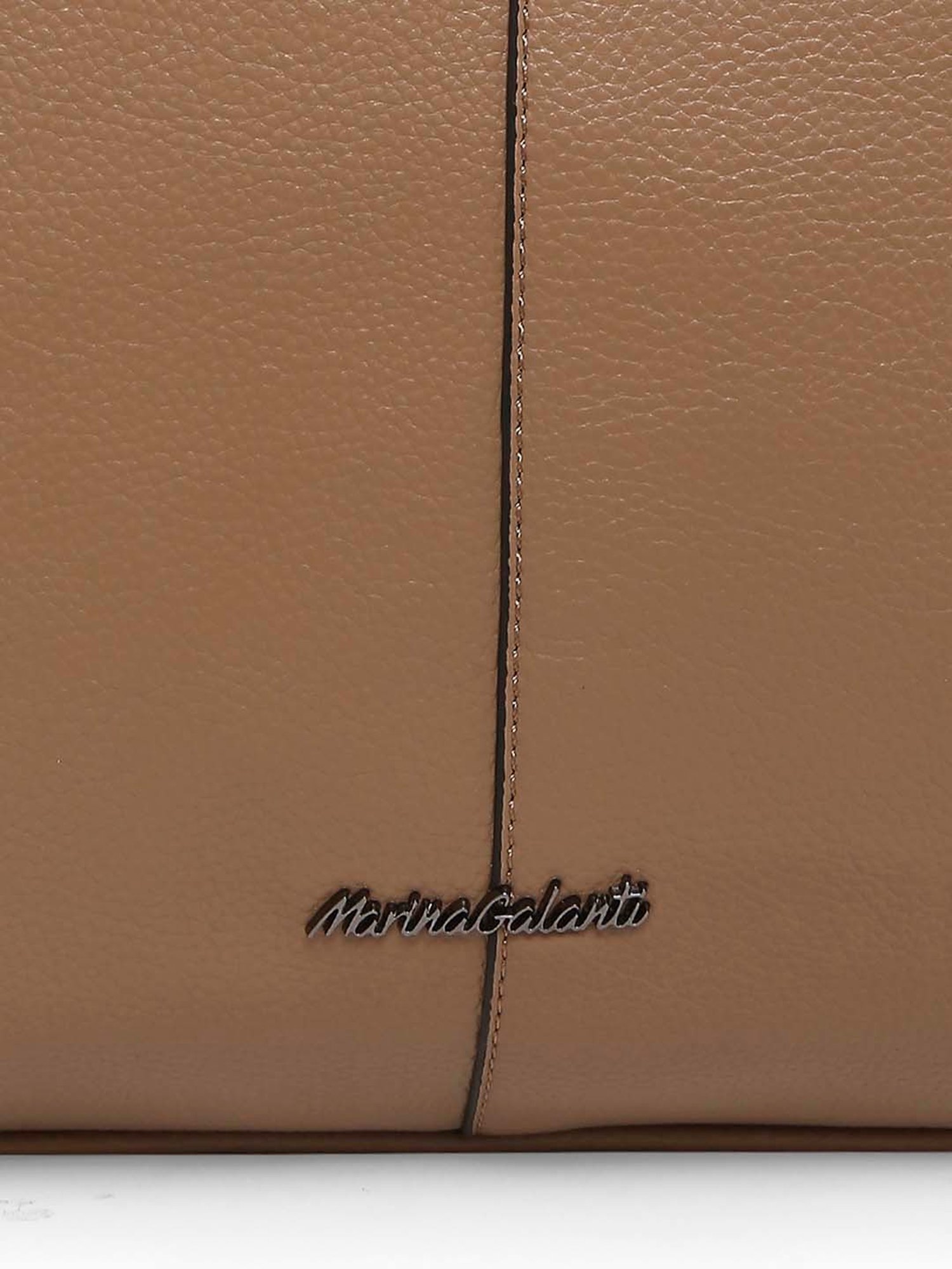 Marina Galanti Beige Rivets Medium Tote Handbag