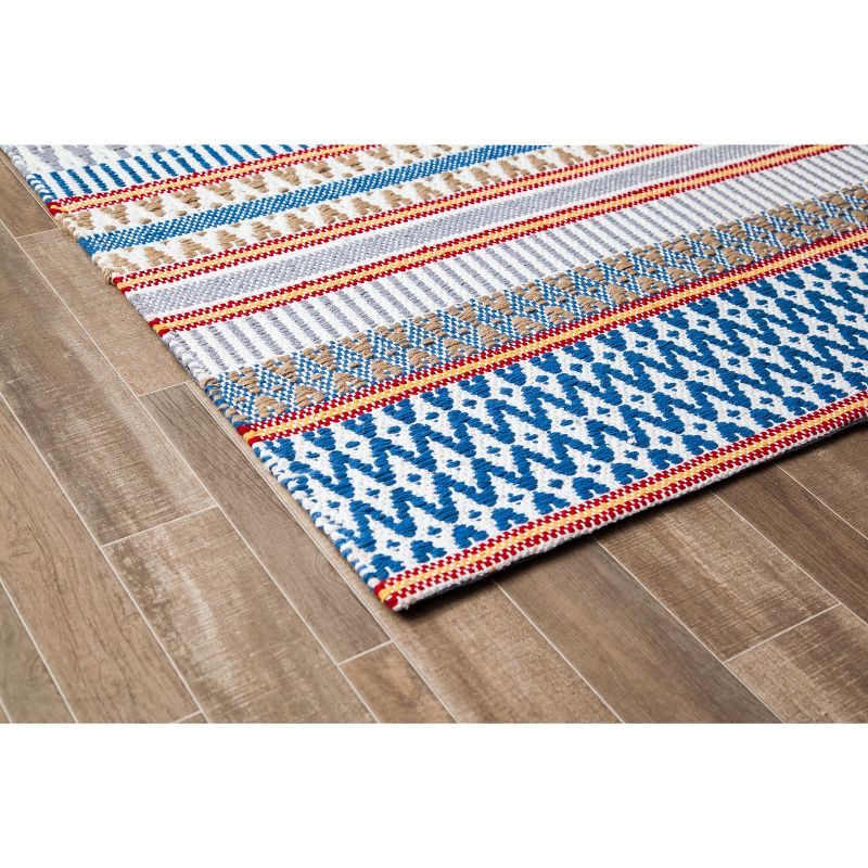 5'X7' Shapes Woven Area Rug - Anji Mountain