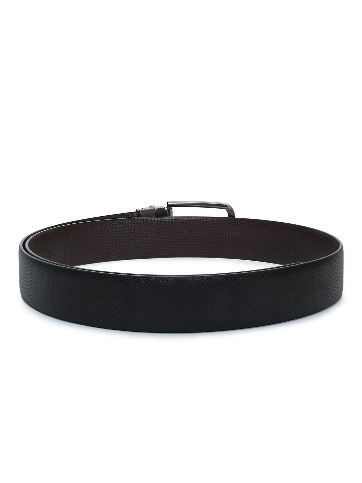 Crusset Black Formal Belt for Men