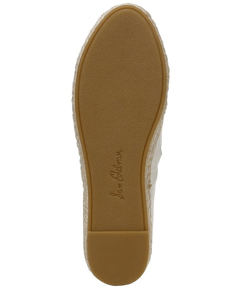 Sam Edelman Kesia Leather Espadrille Flats