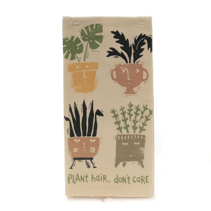 Tabletop 26.0" Plant Hair Dish Towel Linen-Cotton Blend Primitives By Kathy  -  Kitchen Towel