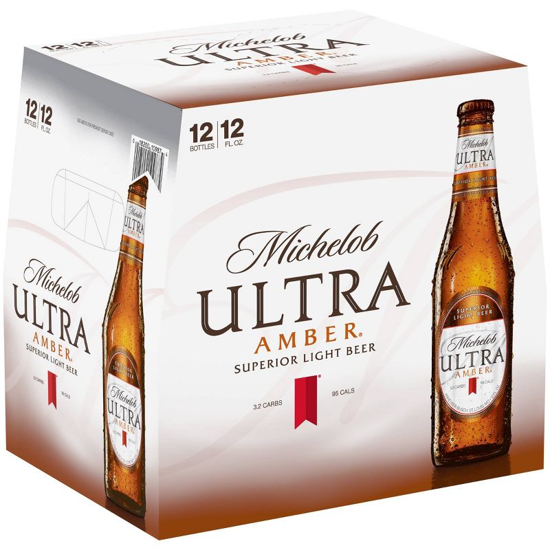Michelob Ultra Amber Light Beer - 12pk/12 fl oz Bottles