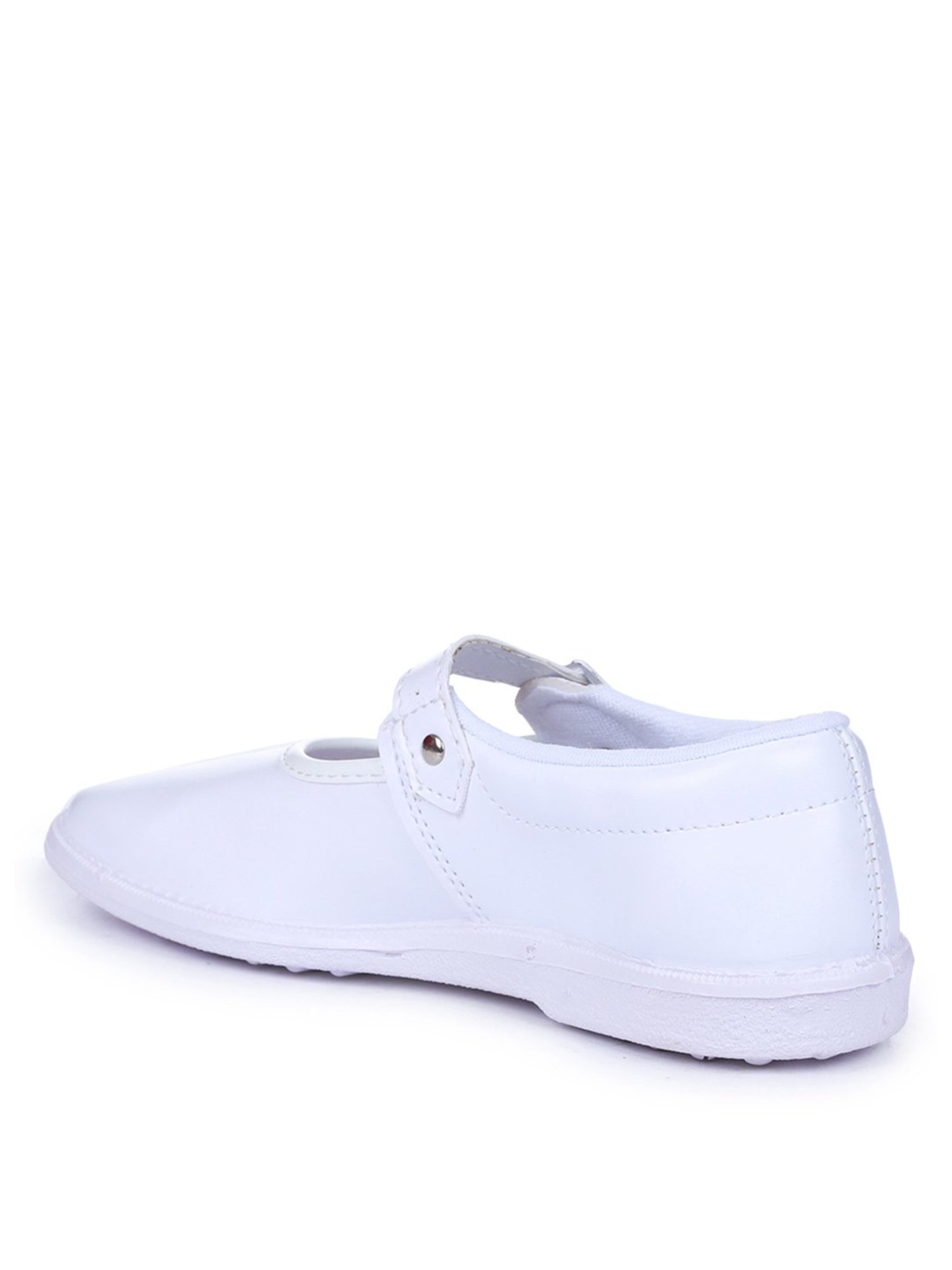 Prefect By Liberty Kids White School Shoes