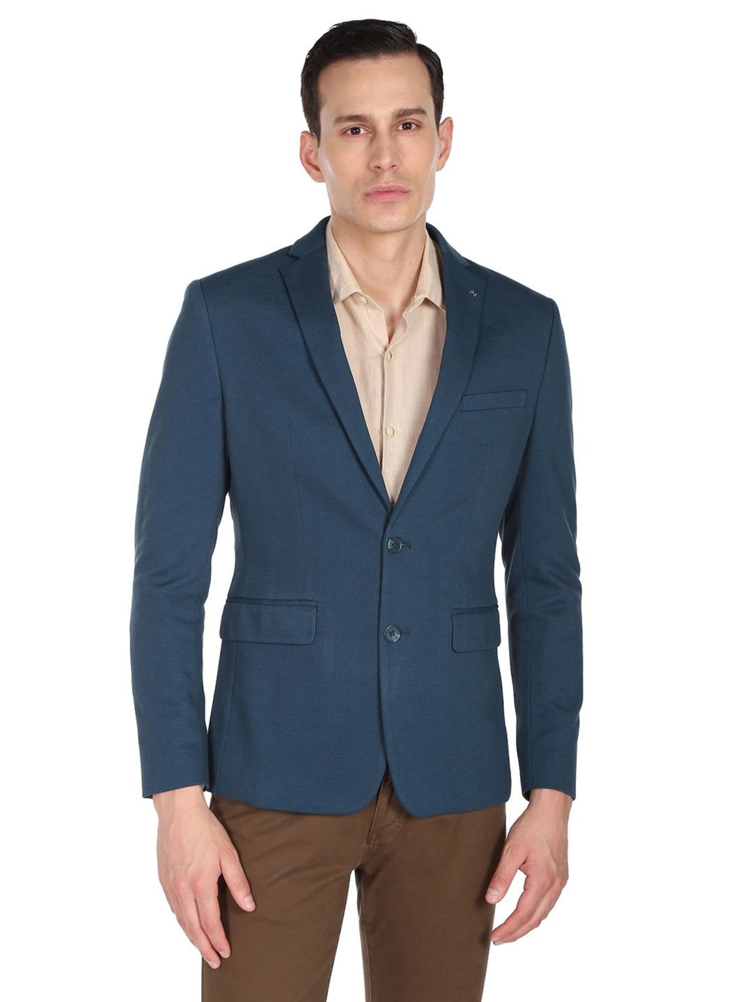 Arrow Blue Slim Fit Blazer