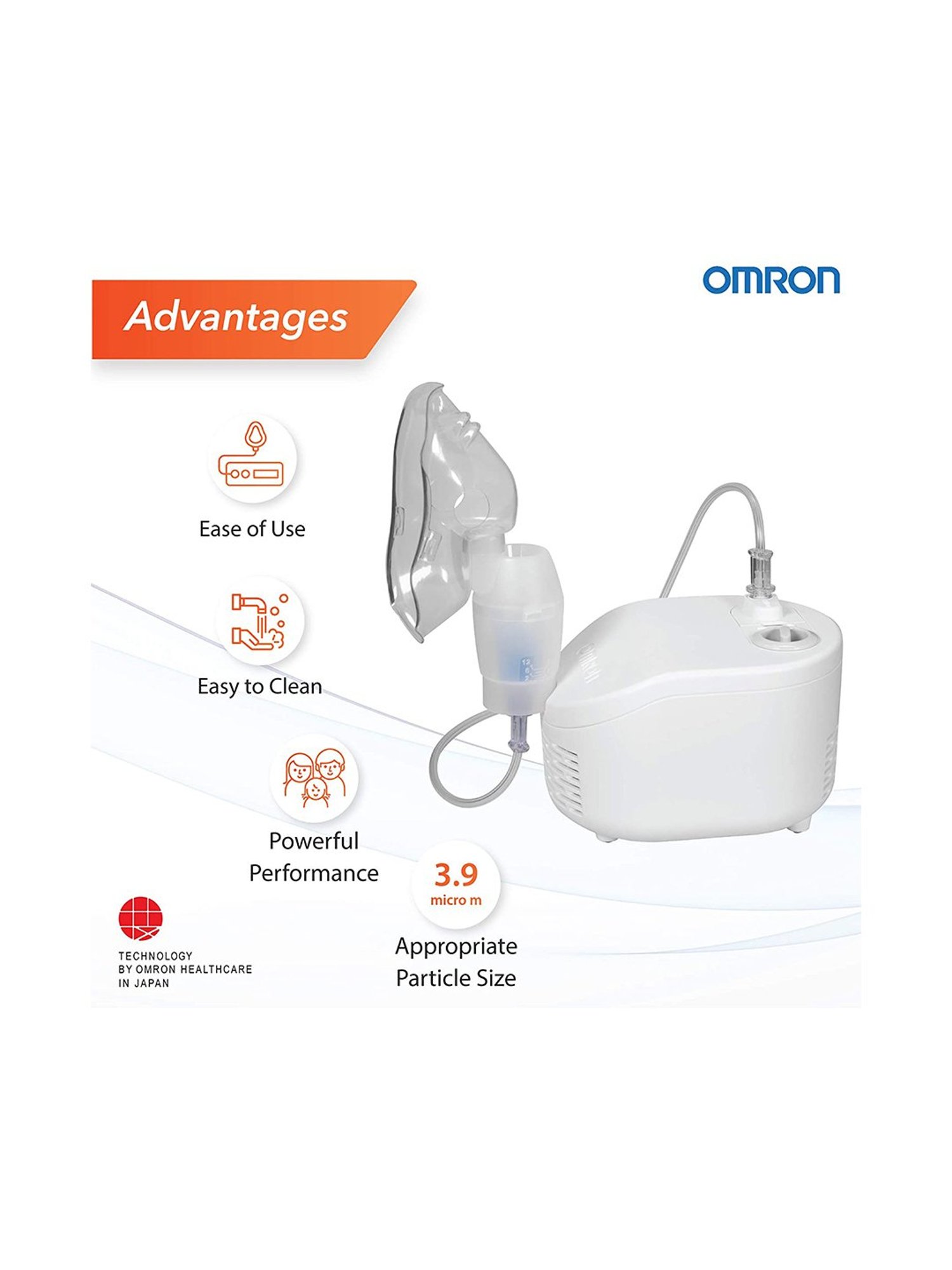 iGRiD IG1614N Compact Compressor Asthma Nebulizer (White)