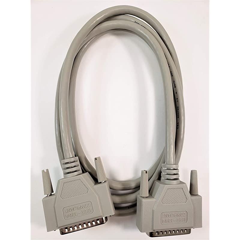 10Ft IEEE 1284 BiDir Parallel AA DB25 MM Cable
