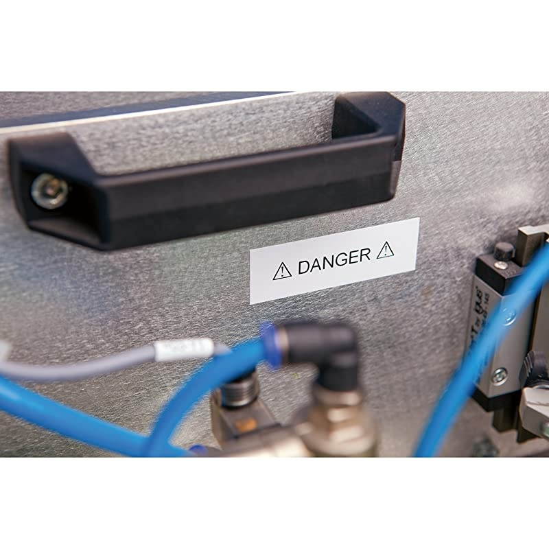 Rhino Adhesive Vinyl Label Tape 1inch 18foot Cassette White 1805430