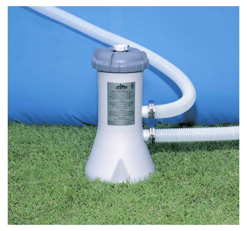 Intex 530 GPH Easy Set Swimming Pool Pump & Kokido K535CBX/BLU Skooba Vacuum