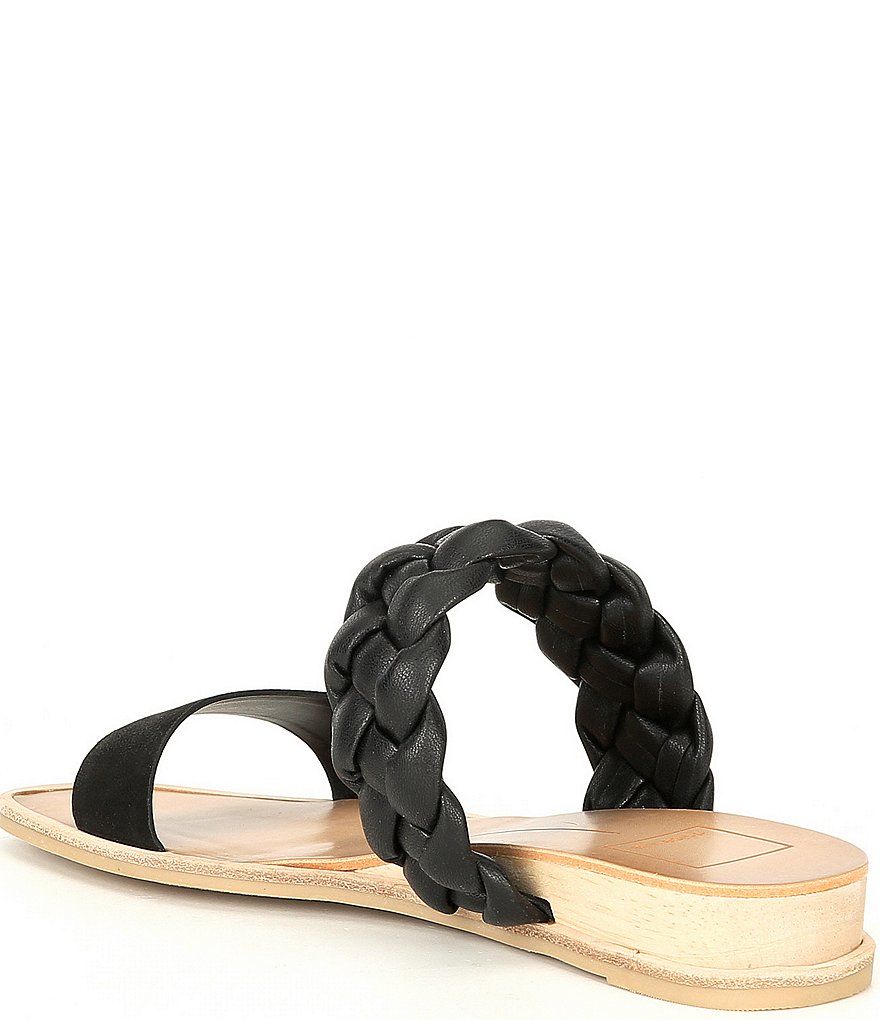 Dolce Vita Persey Braided Strap Wedge Slides