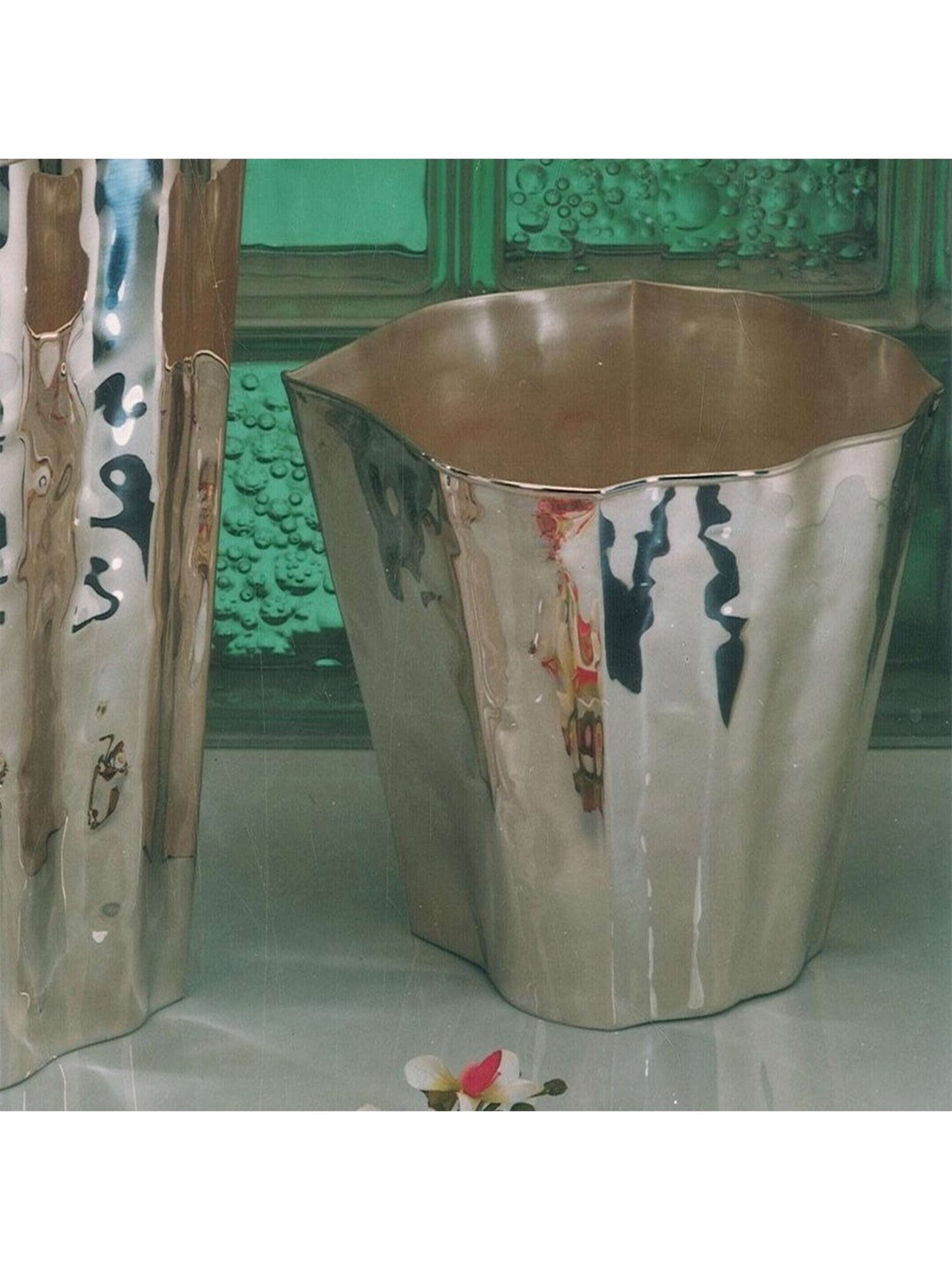 Episode Silver Plated Flower Vase Square Planter - Medium