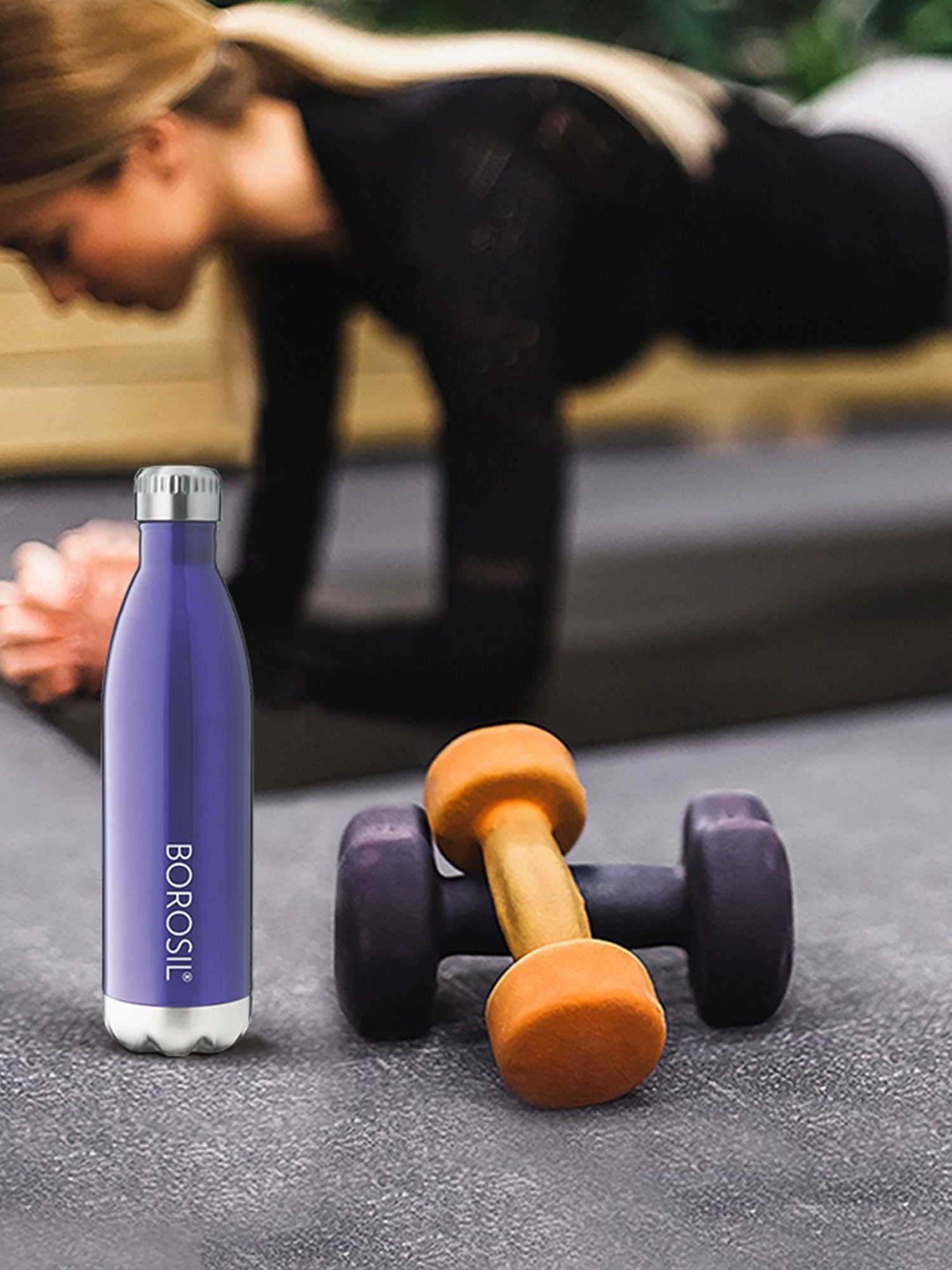 Milton Silver Stainless Steel Thermal Flask (1000 ml) - Set of 1