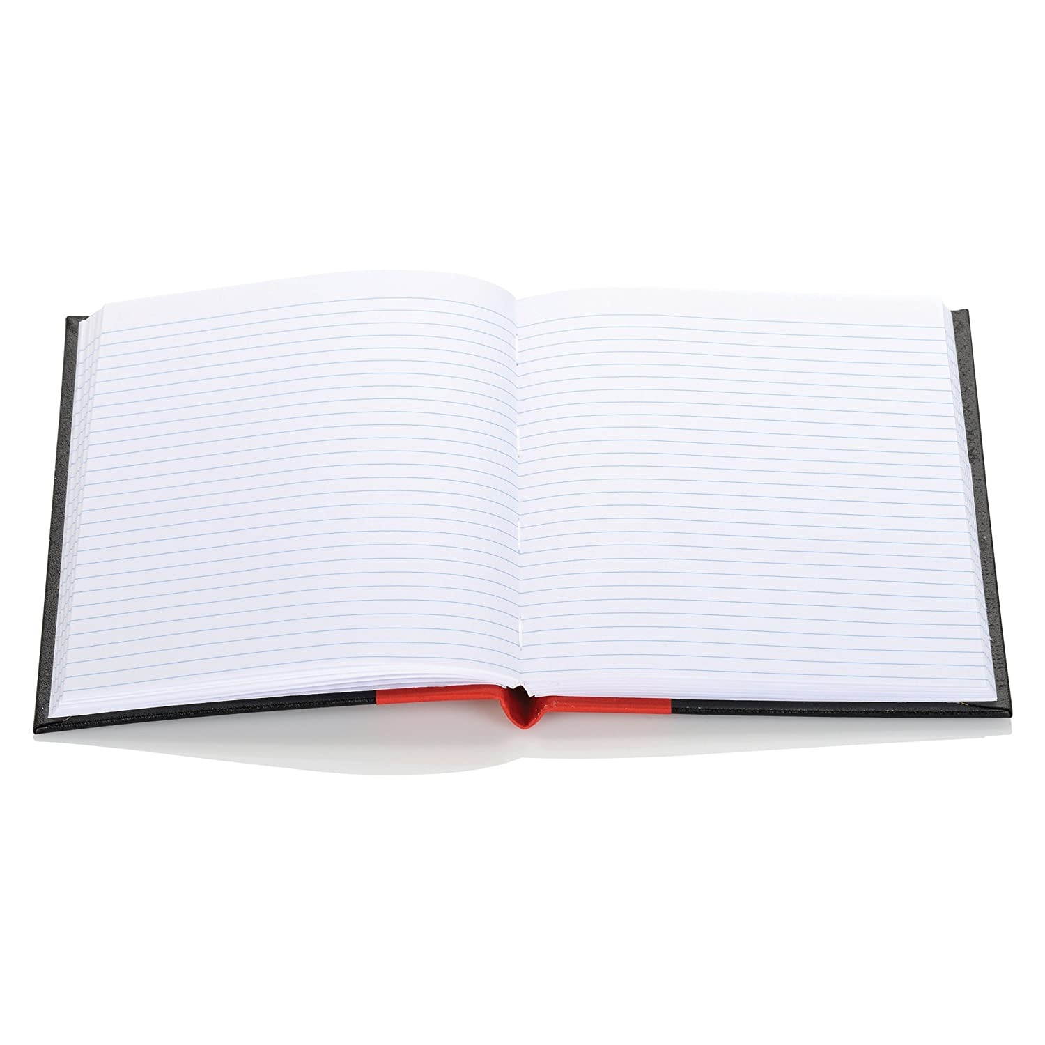 Wilson Jones Miniature Hardbound Account Book, 144 Pages, 7.88 x 5.25 Inch, 28 Lines per Page, Record Ruled, Black (WER20A)