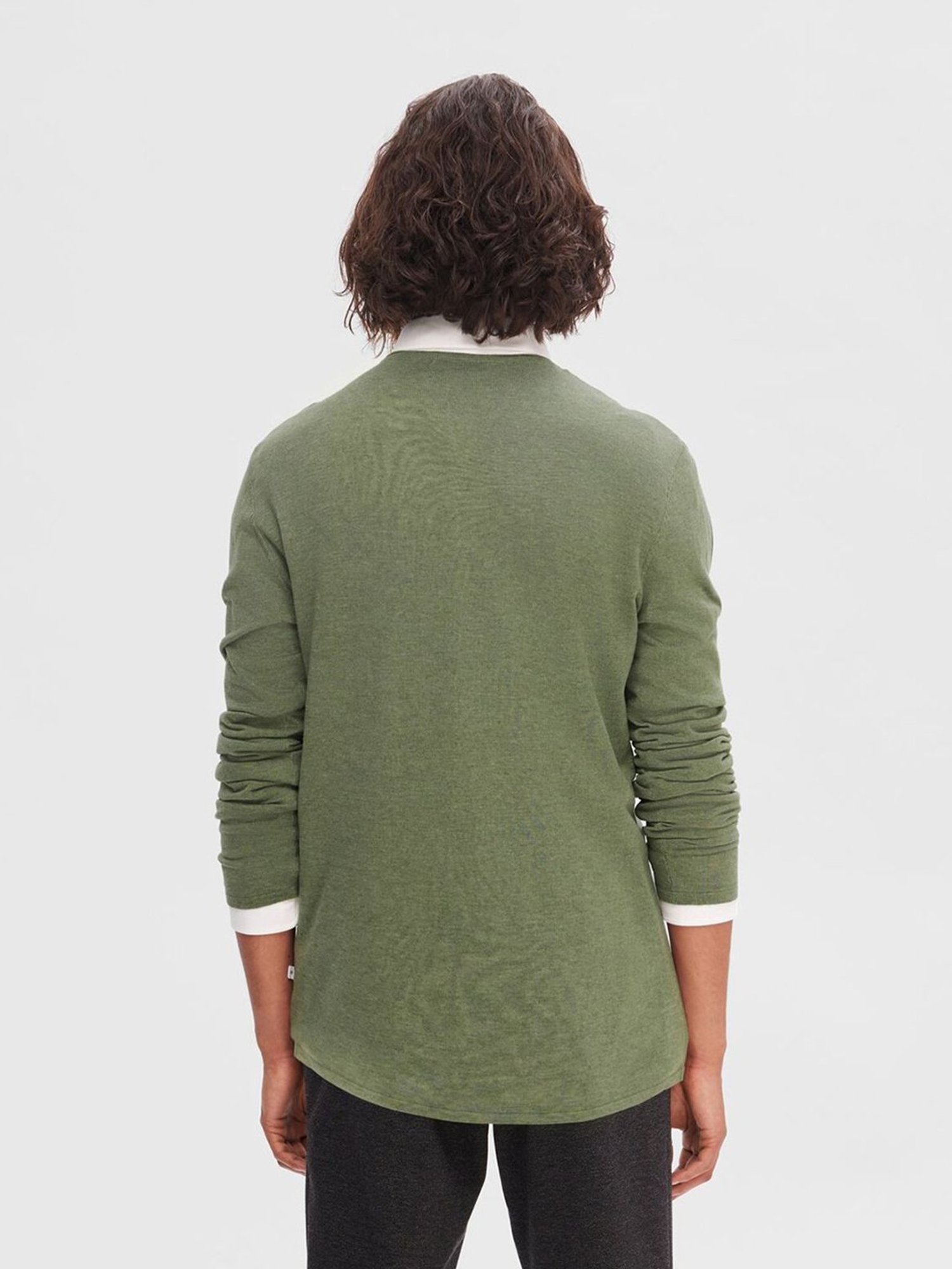 SELECTED HOMME Green Regular Fit Sweater