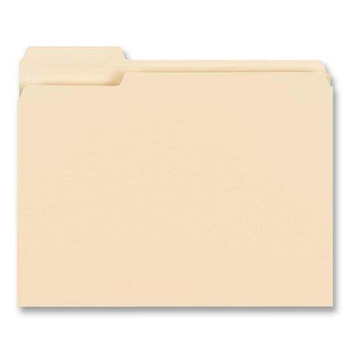 Business Source File Folder 1/3 Cut Left Tab 1-Ply 3/4" Exp. Ltr 100/BX MLA