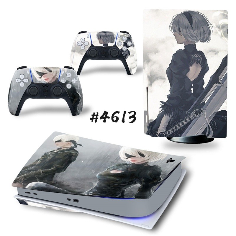 NieR Automata PS5 Disc Skin Sticker Protector Decal Cover for PlayStation 5 Console & Controller PS5 Disk Skin Sticker Vinyl
