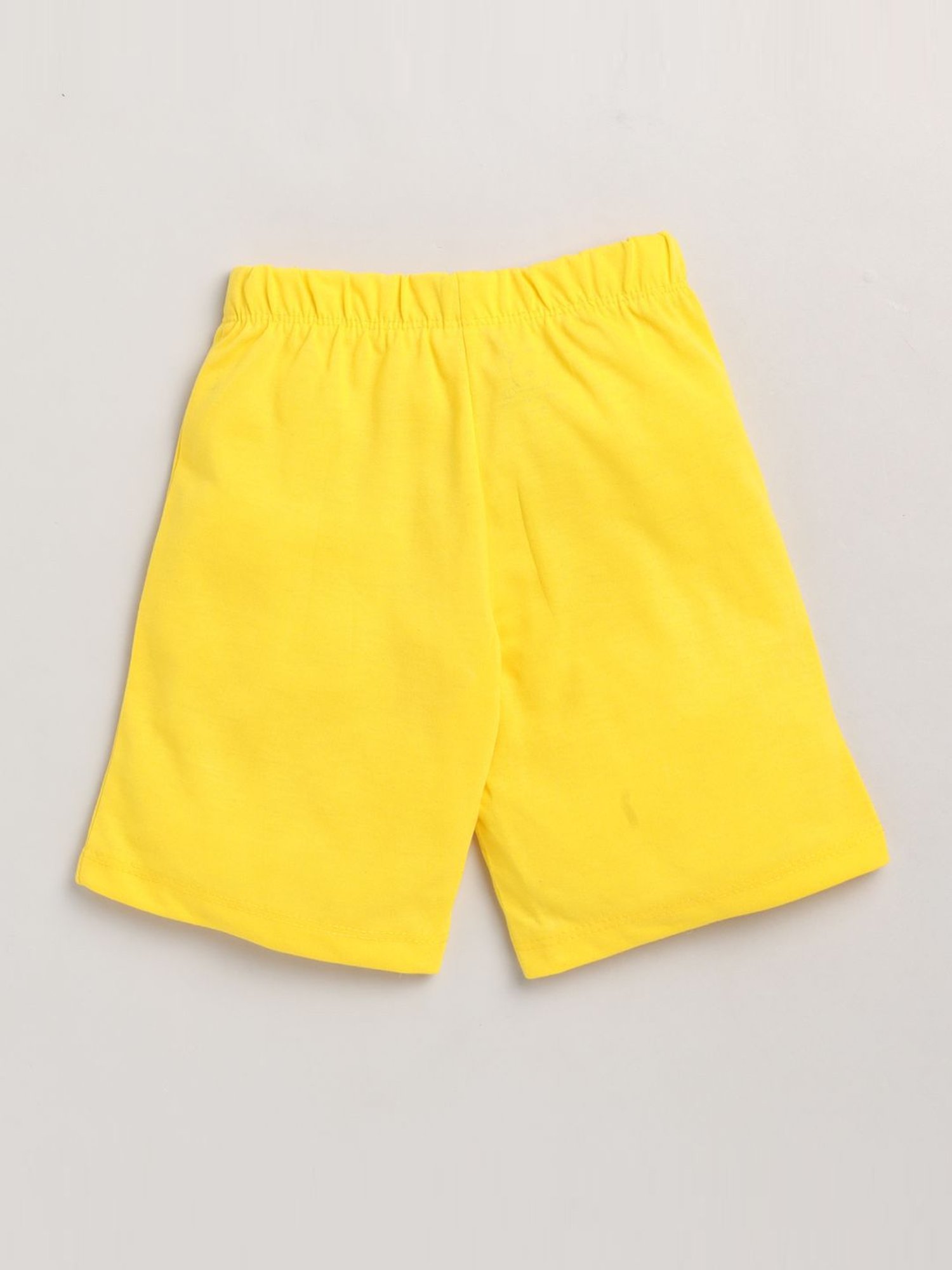 Lazy Shark Kids Red Printed T-Shirt & Shorts