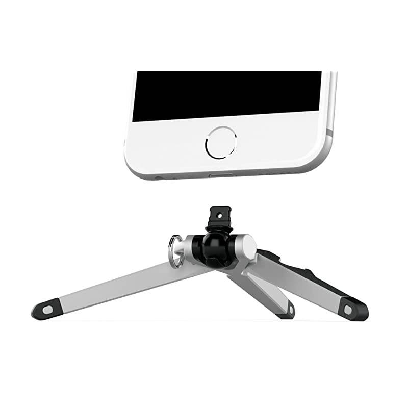 ST3KKNA Stance | Tripod for iPhone 11 ProPro Max iPhone X iPhone 8 Plus8 iPhone 7 Plus7 iPhone 6s6 Plus iPhone 6s6 iPhone SE5s5c5 and iPod iTouch Gen 5 Phone Stand Cell Phone