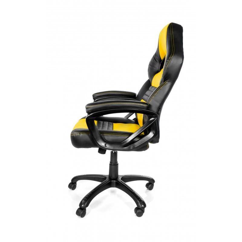 ViscoLogic YARIS Thick Padded Gaming Chair - Black/Yellow