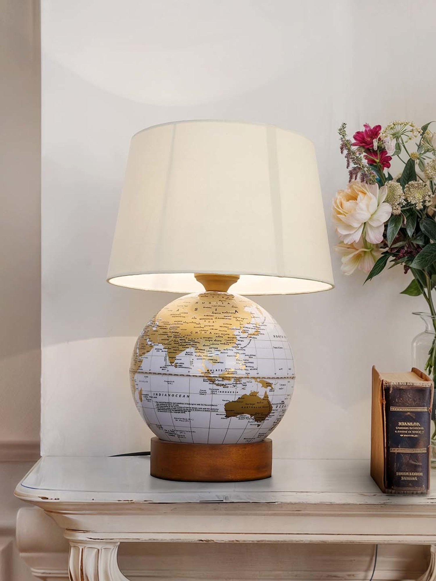Fos Lighting Warm Lighting World Globe Table Lamp