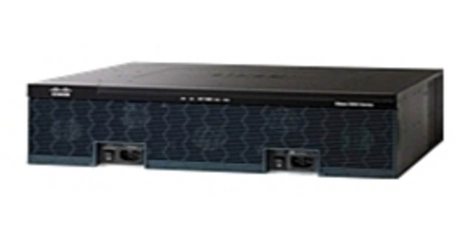 Cisco CISCO3925/K9 3925 Integrated Services Router - 3 x RJ-45 Based Ports - 4 x EHWIC Slots - 4 x Onboard DSP (PVDM) Slots