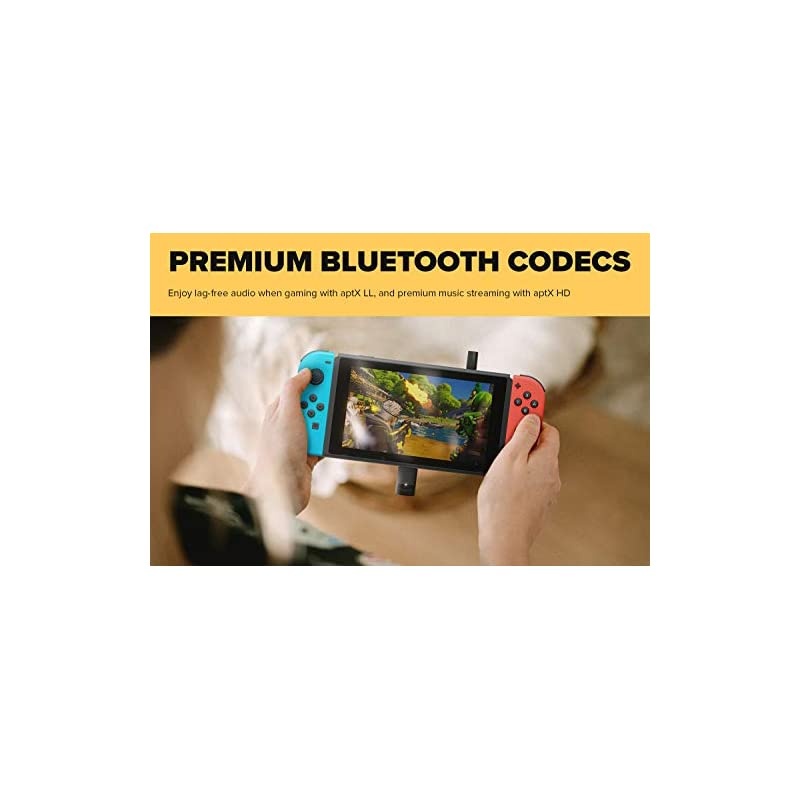 BT W3 Bluetooth 5 0 USB C Audio Transmitter aptX LL and aptX HD 3 5 mm Analog Mic for Voice Chat Support Codec Indicator and Selection Plug and Play for PS4 Nintendo Switch PC and Mac