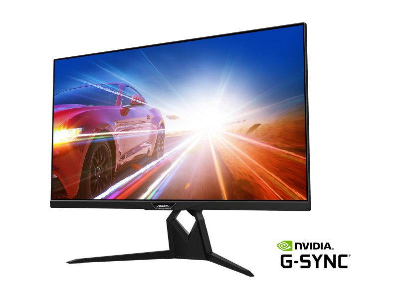 AORUS FI32Q 32" 165Hz HBR3, G-SYNC Compatible SS IPS Gaming Monitor, Exclusive Built-in ANC, KVM, 2560x1440 (2K), 1ms (GTG), HDR, 94% DCI-P3, 1 x DisplayPort 1.4, 2 x HDMI 2.0, 2 x USB 3.0, 1 x USB C