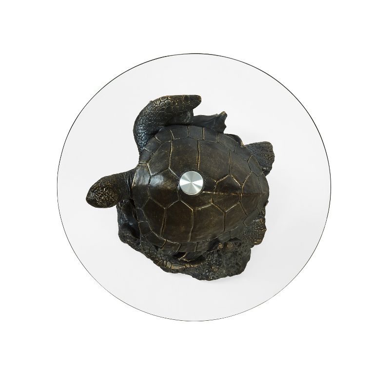 Montego Side Table Resin Brown - Powell Company