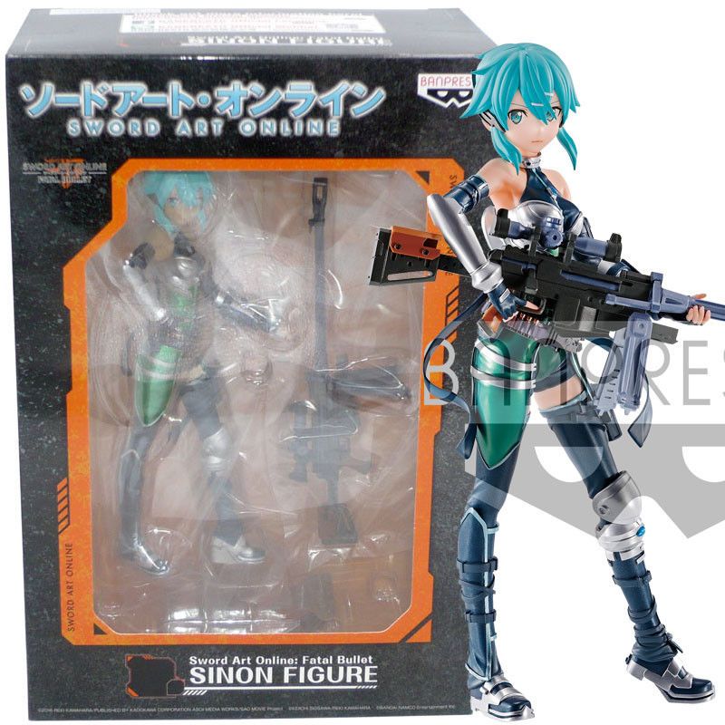 Banpresto Sword Art Online Fatal Bullet 5th Anniversary Sinon Figure Statue
