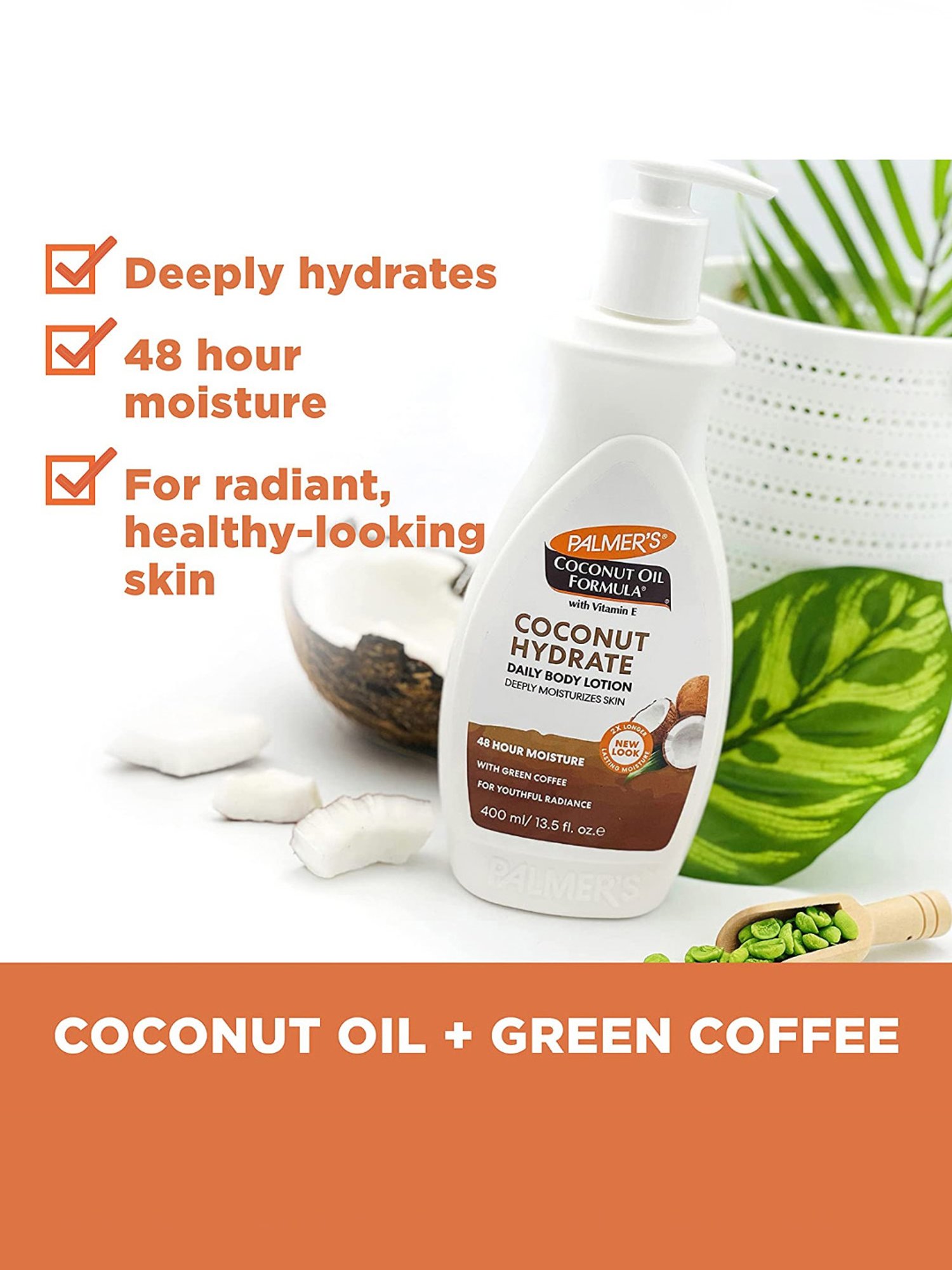 Palmer's Coconut Oil Formula with Vitamin E Coconut Hydrate Daily Body Lotion - 400 ml