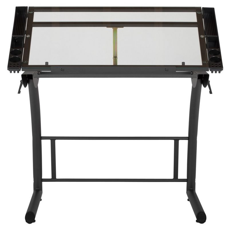 Triflex Drawing Table Black Velvet - Studio Designs