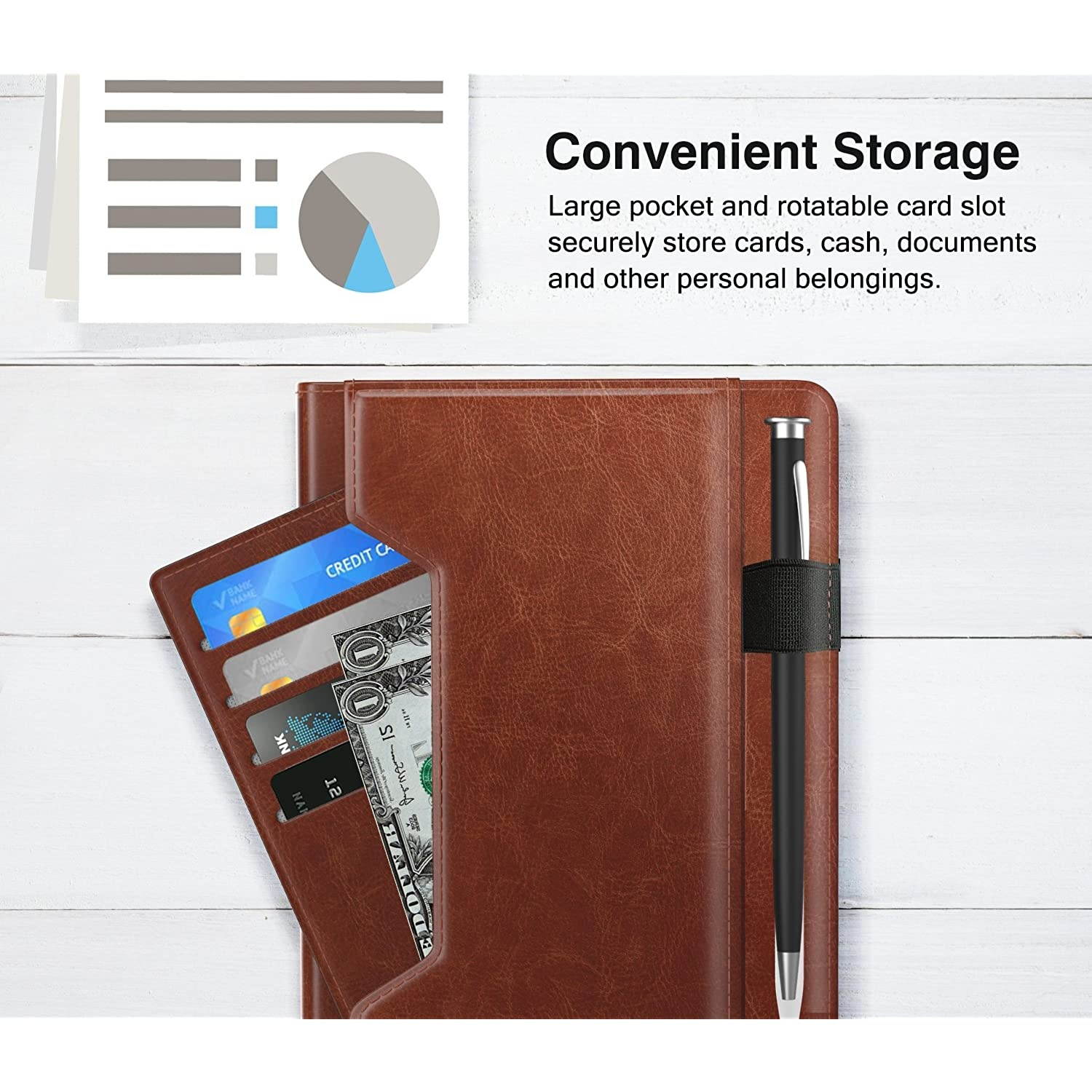 MoKo Case for All-New Amazon Fire HD 10 Tablet (7th Generation/9th Generation, 2017/2019 Release) - 360 Degree Rotating Swivel Stand Cover with Auto Wake/Sleep for Fire, Brown