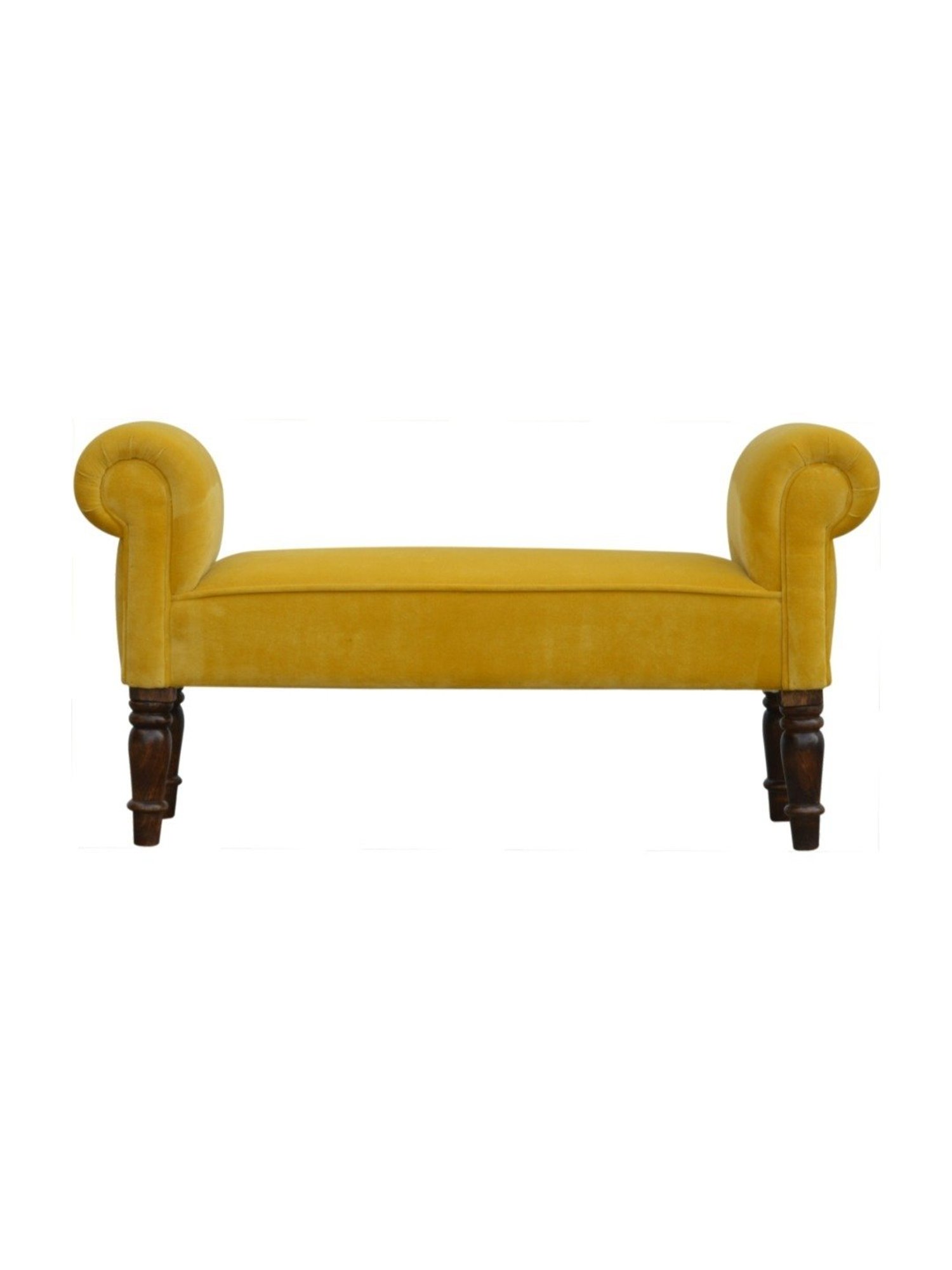 Chumbak Jodhpur Sailor Solid Blue Sheesham Wood Bench