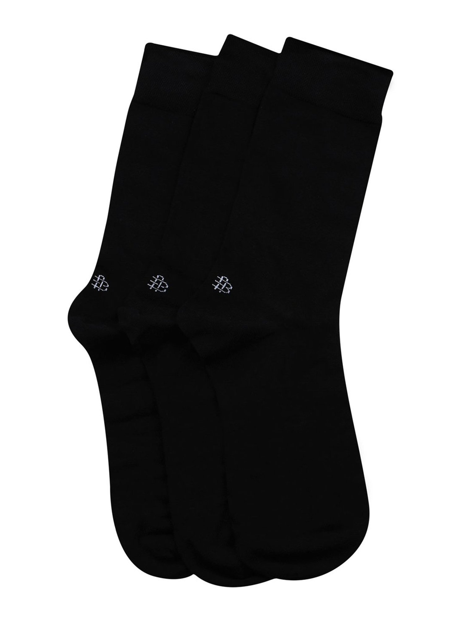 Bonjour Black Socks - Pack of 3