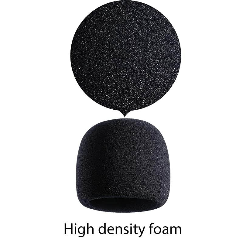 Microphone Foam Cover Compatible with Blue Yeti & Blue Yeti Pro Professional Mic Windscreen Wind Cover Pop Filter Noise Reduction Made by Quality Sponge