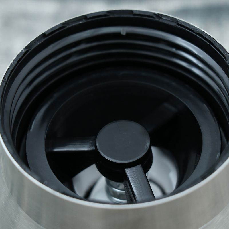 Premium Stainless Steel Salt and Pepper Grinder Handheld Pepper Mill 180ML (Pat Stomach Style)