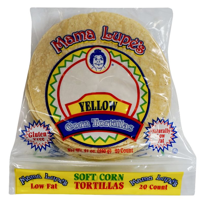 Mama Lupe's Gluten Free Yellow Corn Tortillas - 21oz/20ct