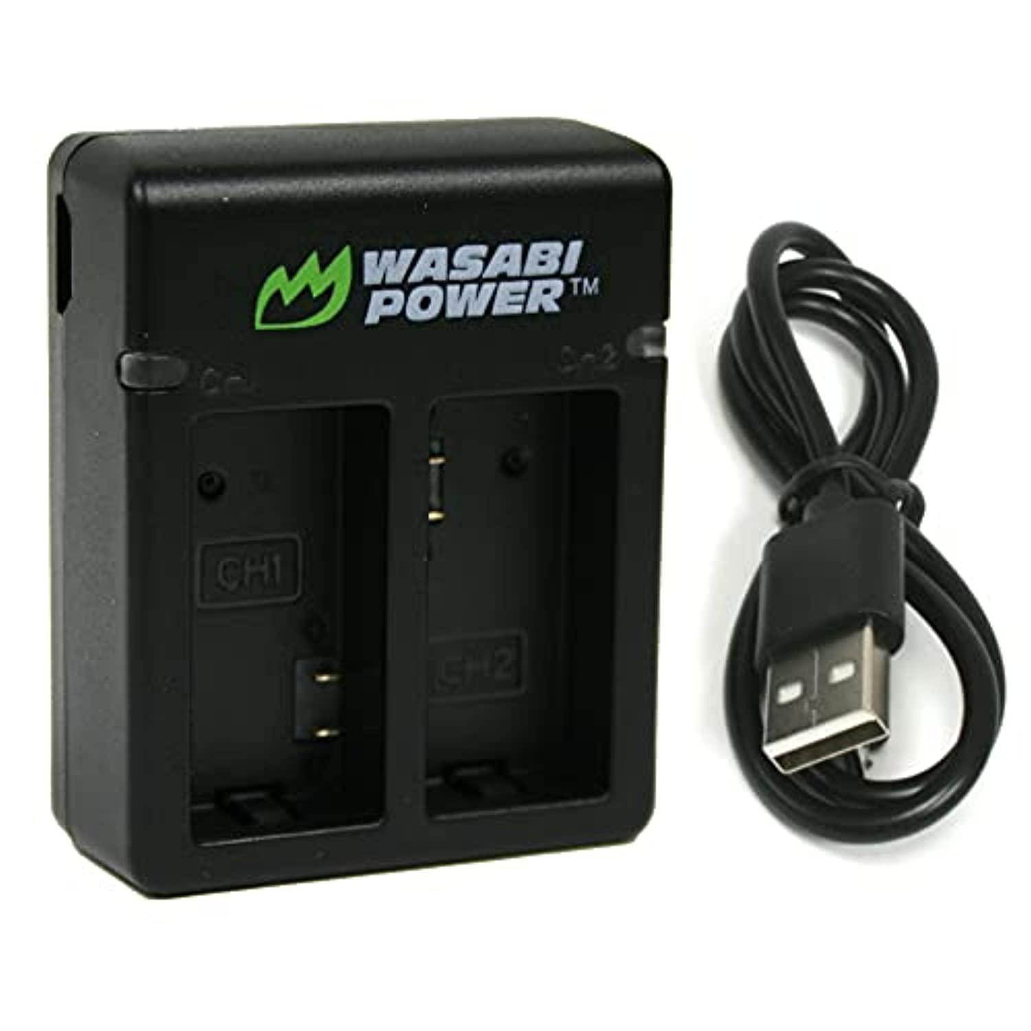 Wasabi Power Dual Battery Charger for GoPro HERO3, HERO3+ and GoPro AHBBP-301, AHDBT-301, AHDBT-302
