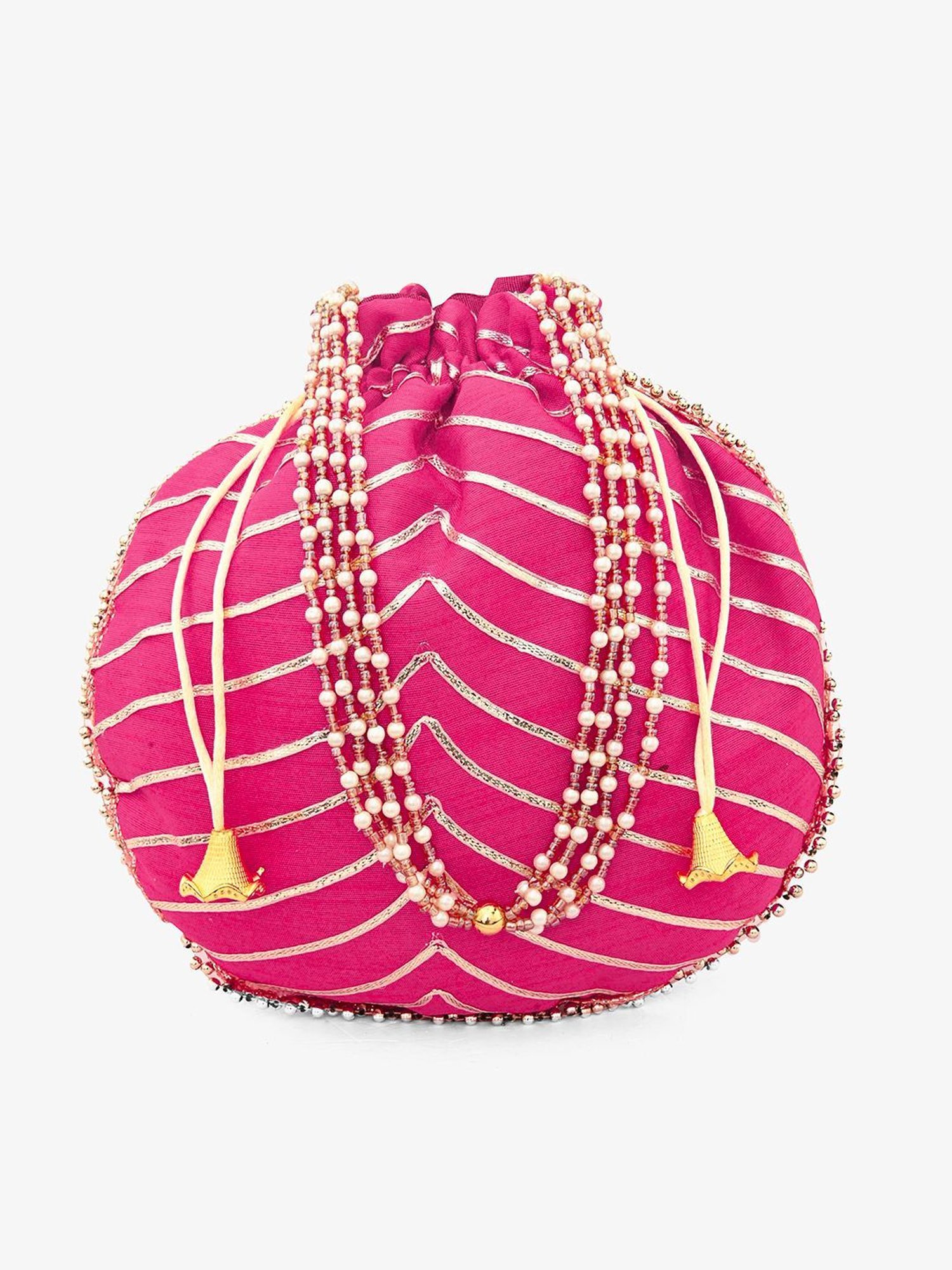 Call It Spring Silver Embellished Potli